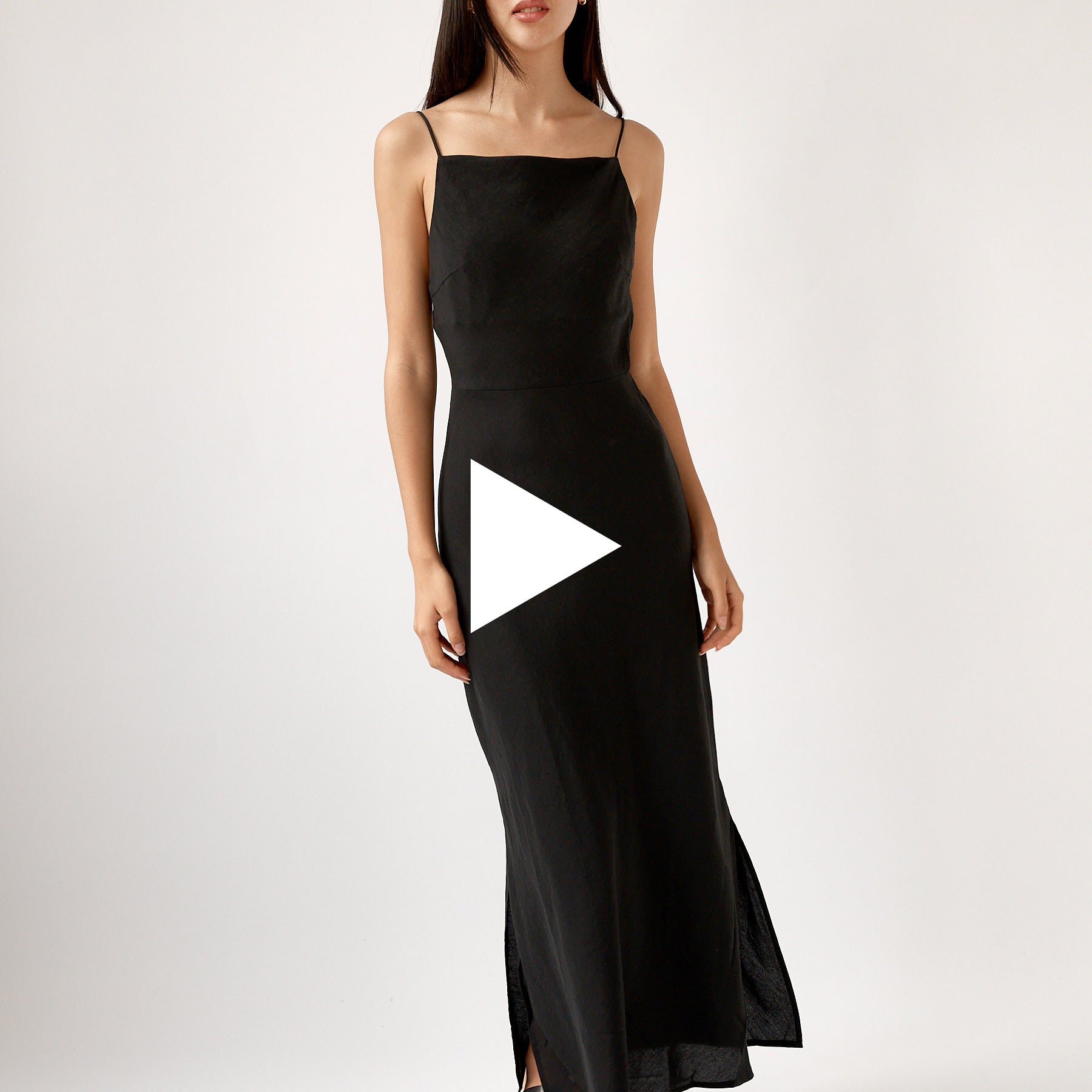 St. Agni | Paris Dress in Black | The UNDONE