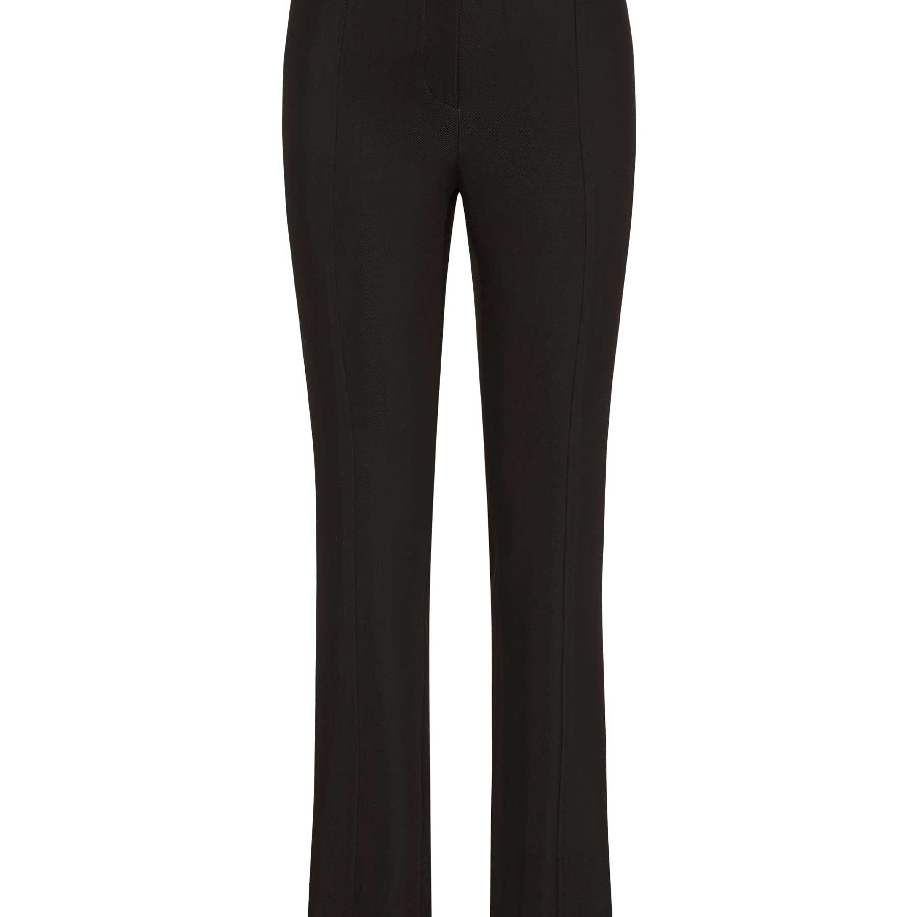 St. Agni | Slim Panelled Trousers in Black | The UNDONE