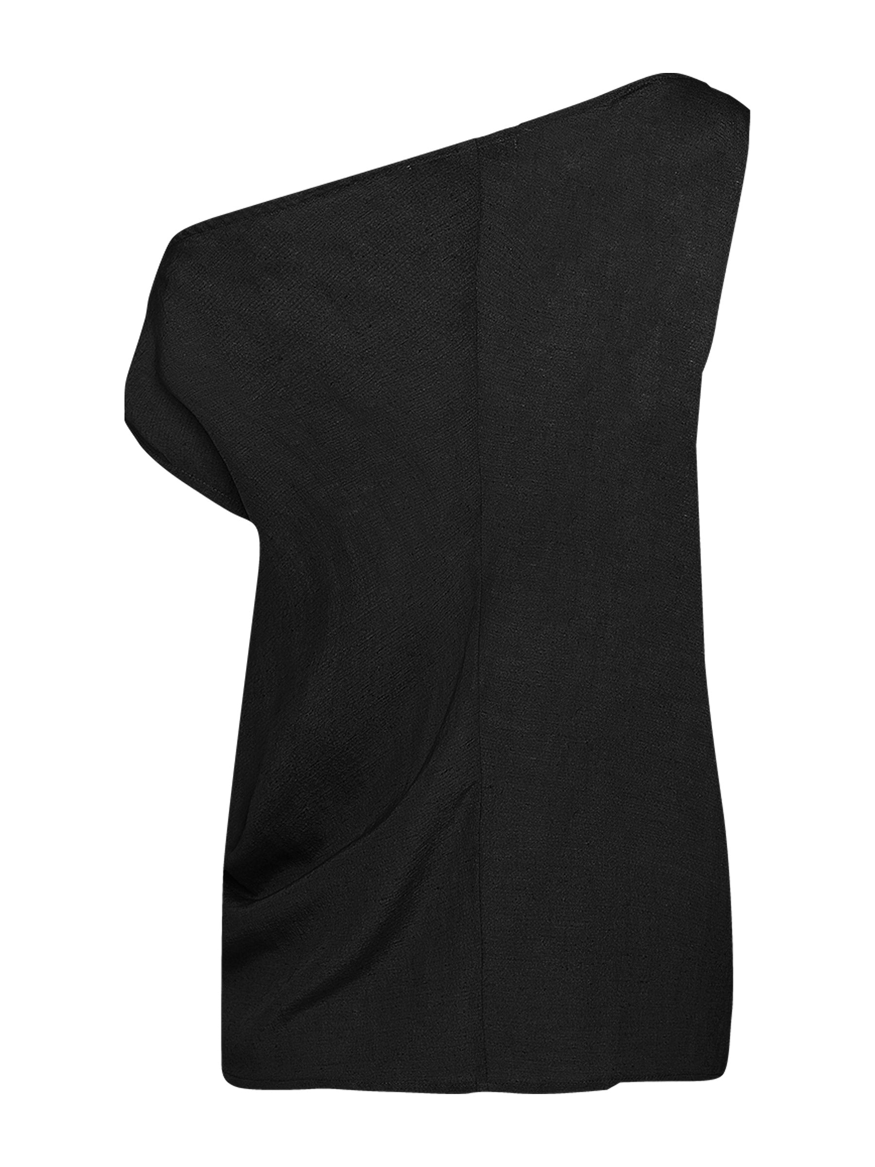 St. Agni | Yeva Top in Black | The UNDONE