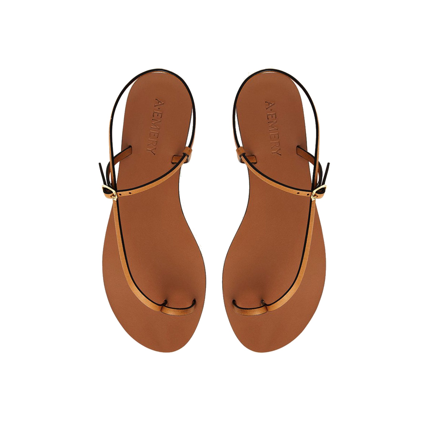 A. Emery | Lily Sandal in Deep Tan | The UNDONE