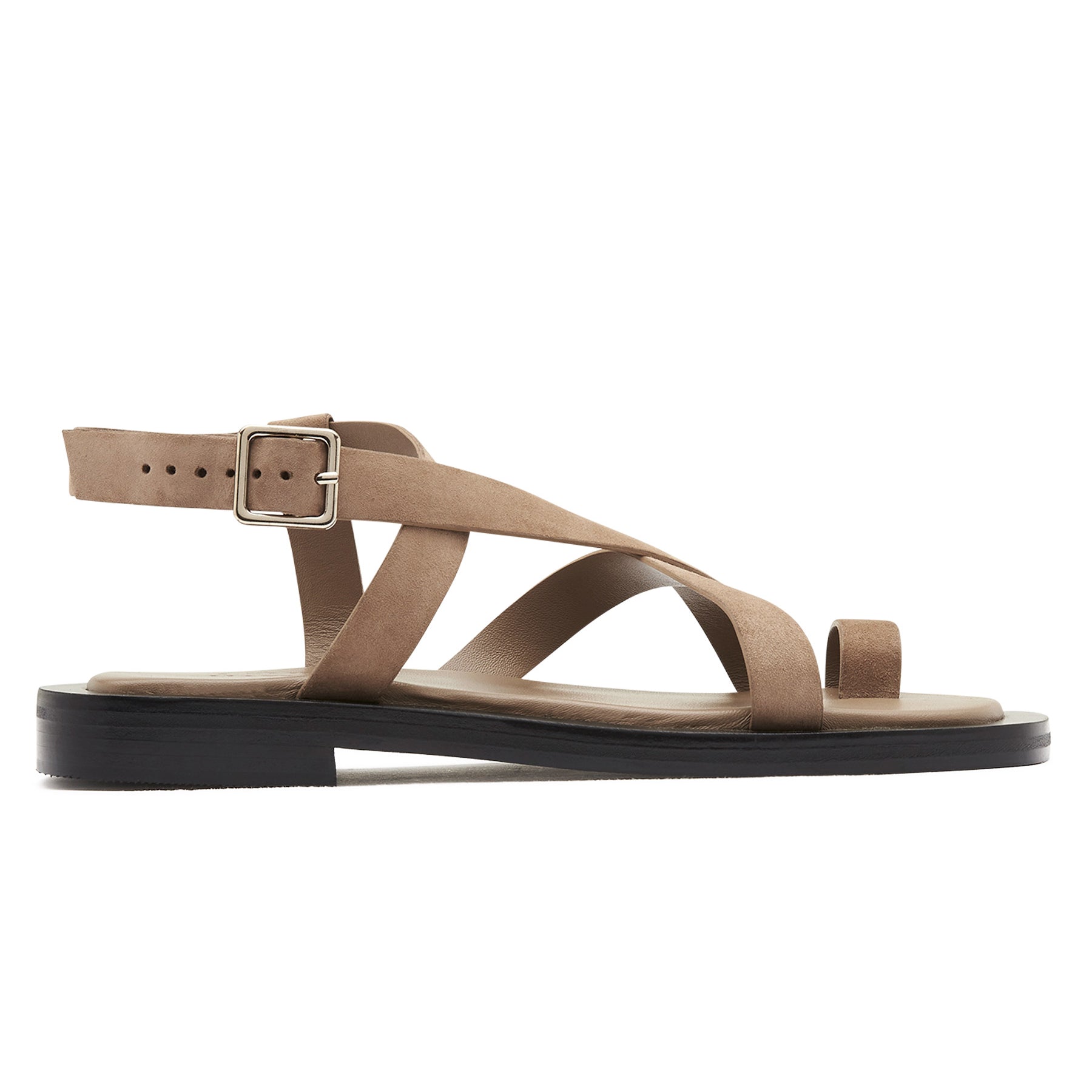 A.EMERY | Spargi Sandal in Donkey Suede | The UNDONE