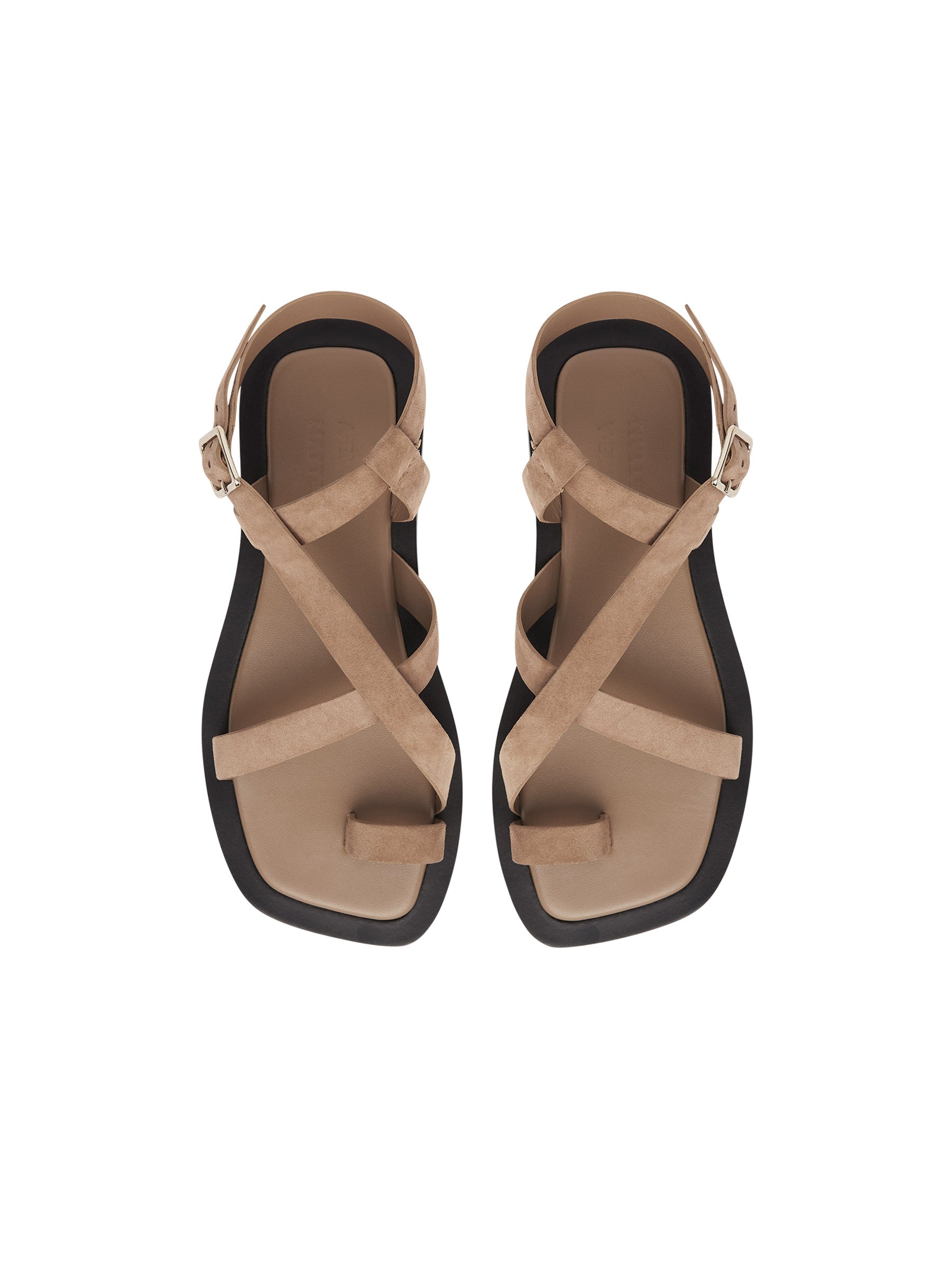 A.EMERY | Spargi Sandal in Donkey Suede | The UNDONE