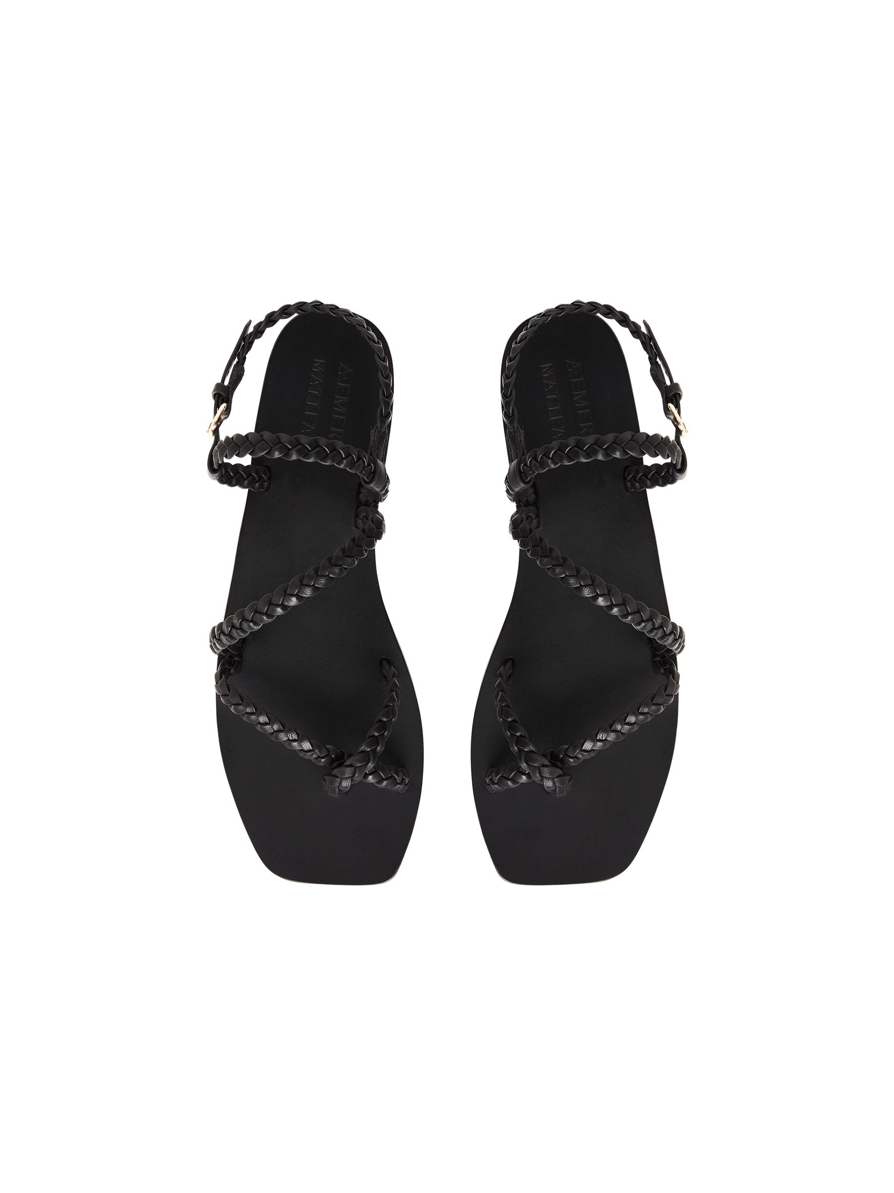 A.EMERY | Corfu Sandal in Black | The UNDONE