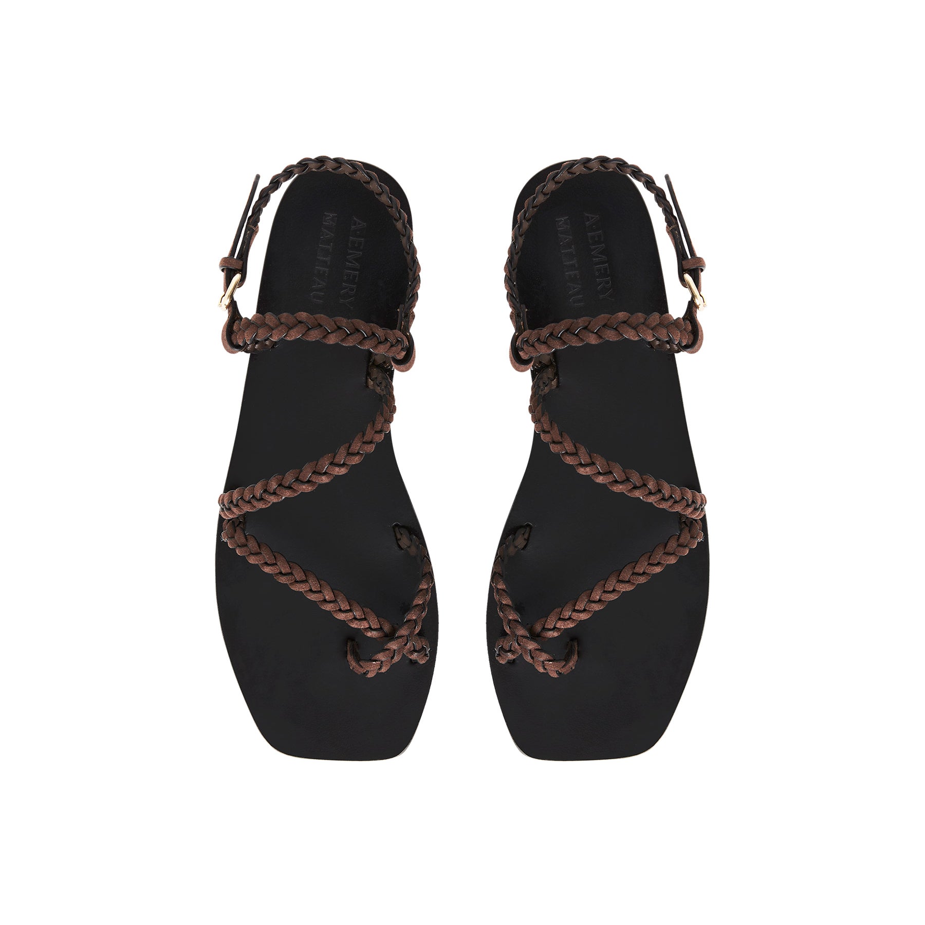 A.EMERY | Corfu Sandal in Chocolate | The UNDONE