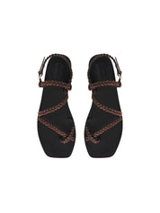 A.EMERY | Corfu Sandal in Chocolate | The UNDONE