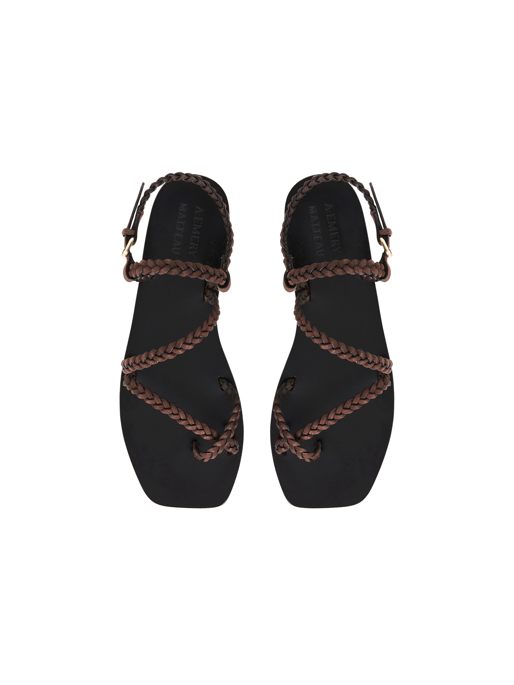 A.EMERY | Corfu Sandal in Chocolate | The UNDONE