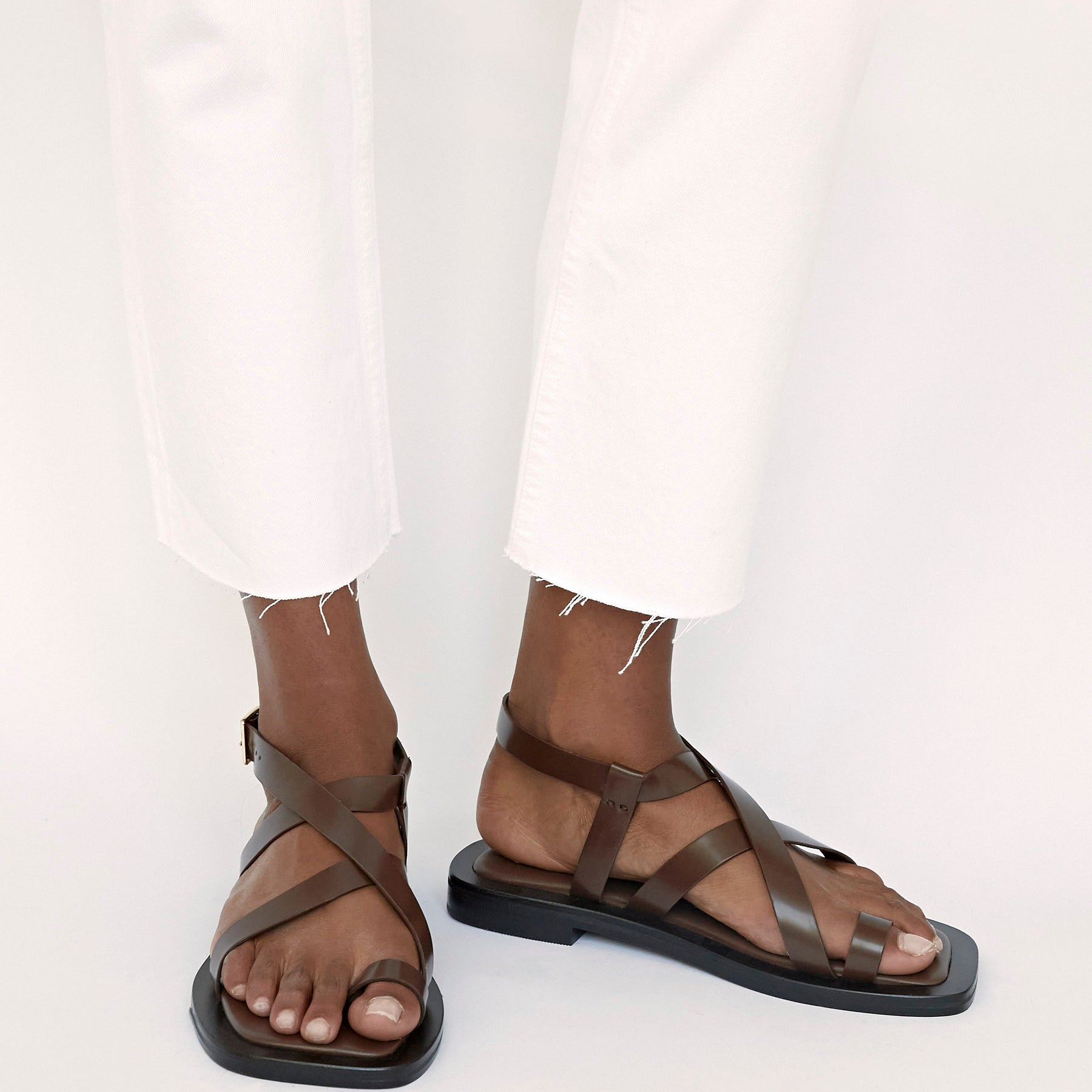 A.EMERY x Matteau | Chocolate Spargi Sandal | The UNDONE