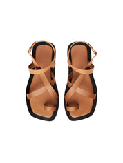 A.EMERY | Spargi Sandal in Tan | The UNDONE