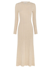 Anna Quan | Ana Dress in Beige Malt | The UNDONE