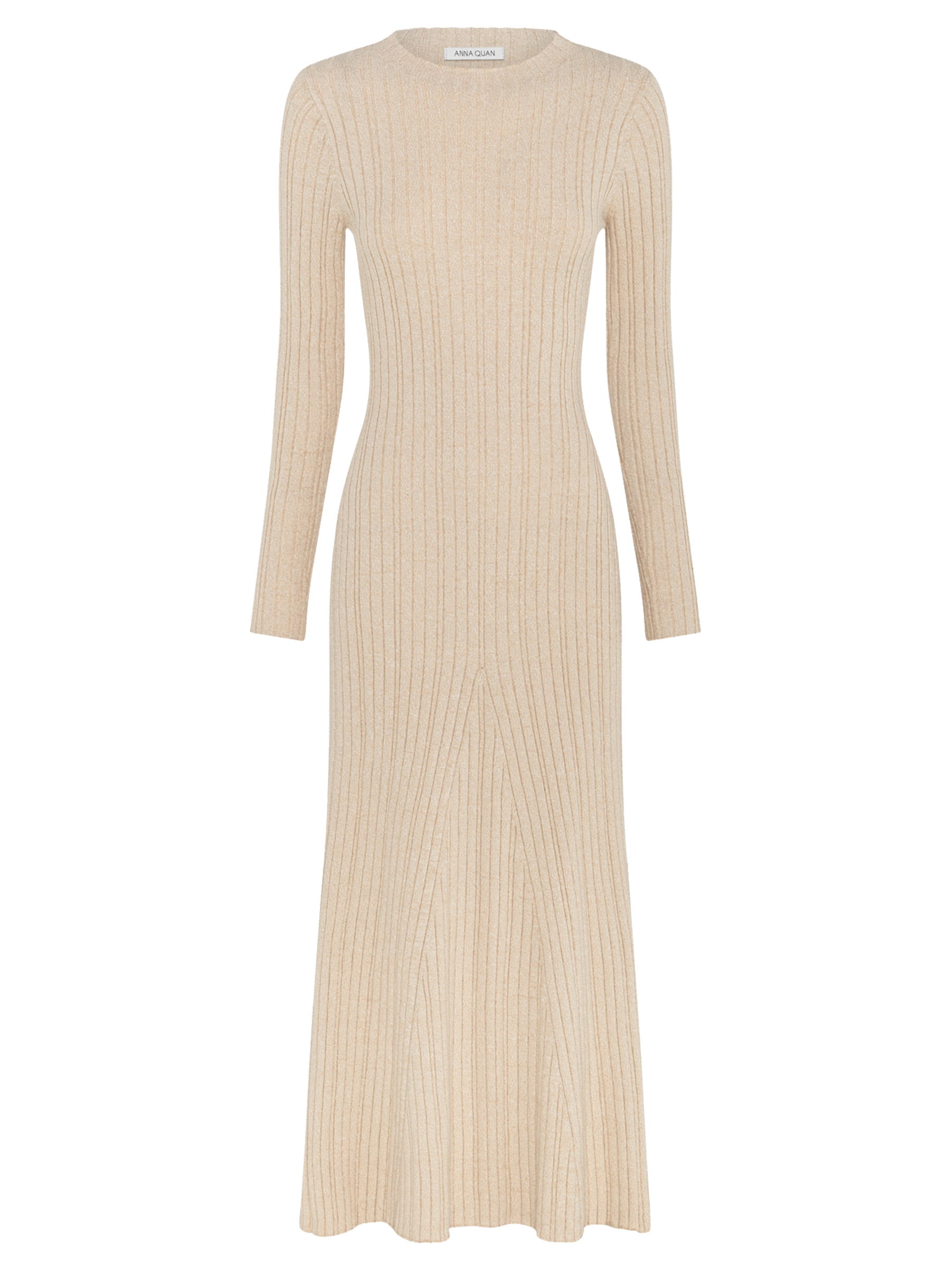 Anna Quan | Ana Dress in Beige Malt | The UNDONE