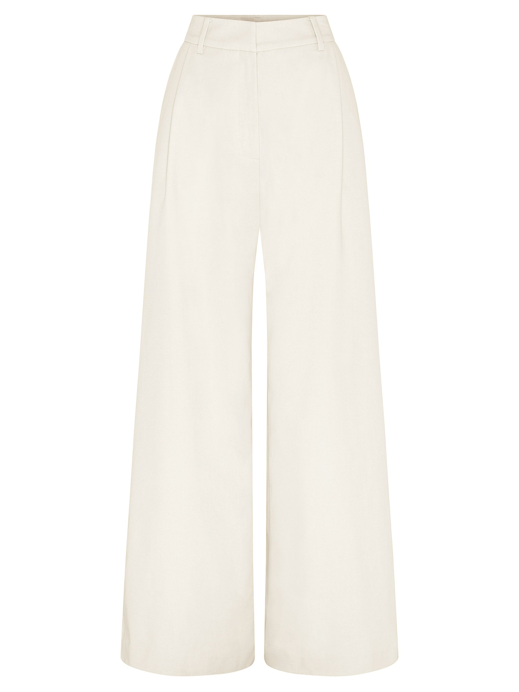Anna Quan | Hubert Pant in Cream Milk | The UNDONE