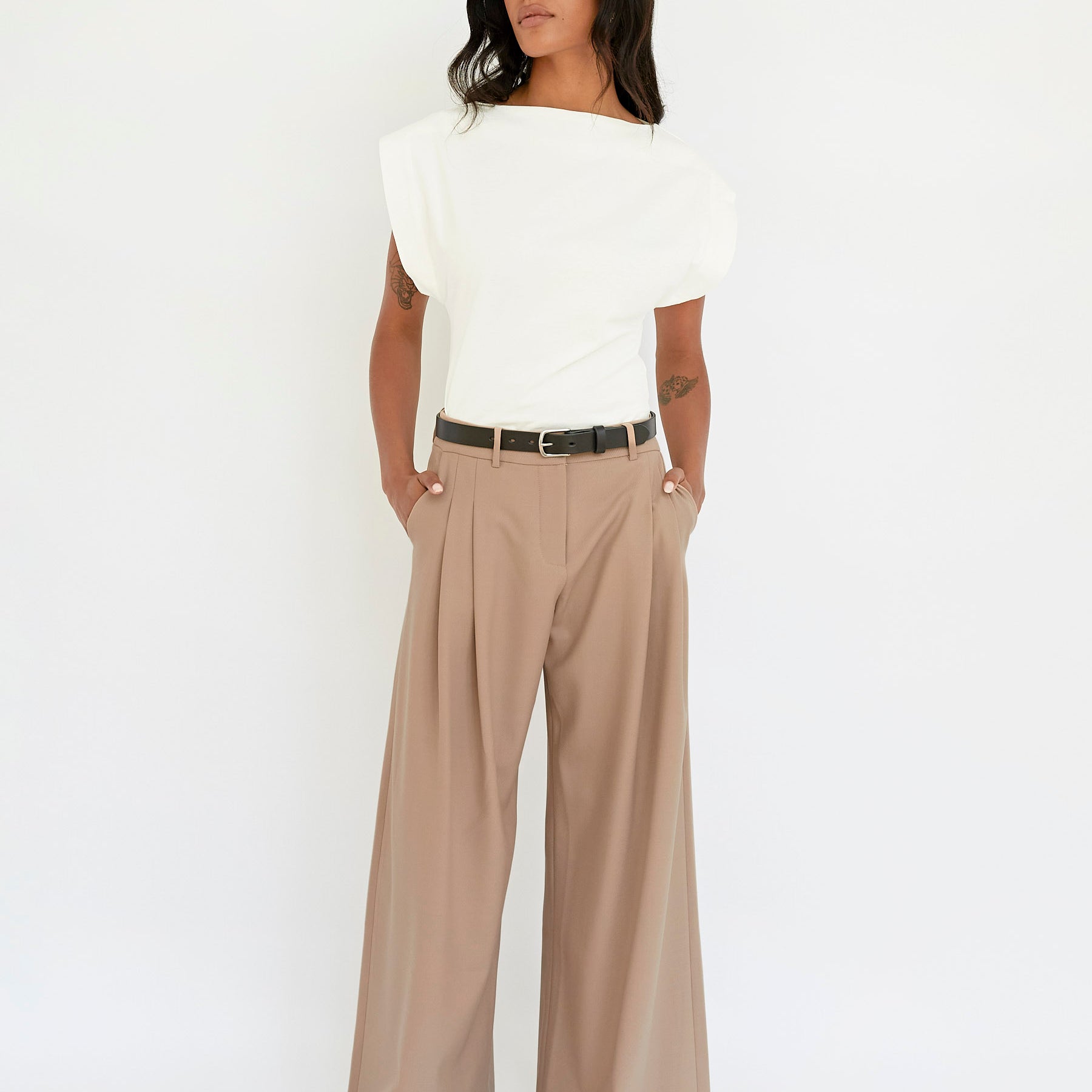 Anna Quan | Joan Pants in Nutmeg | The UNDONE