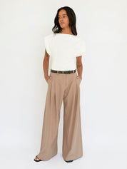Anna Quan | Joan Pants in Nutmeg | The UNDONE