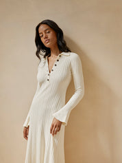 Anna Quan | Jody Dress in White Silence | The UNDONE