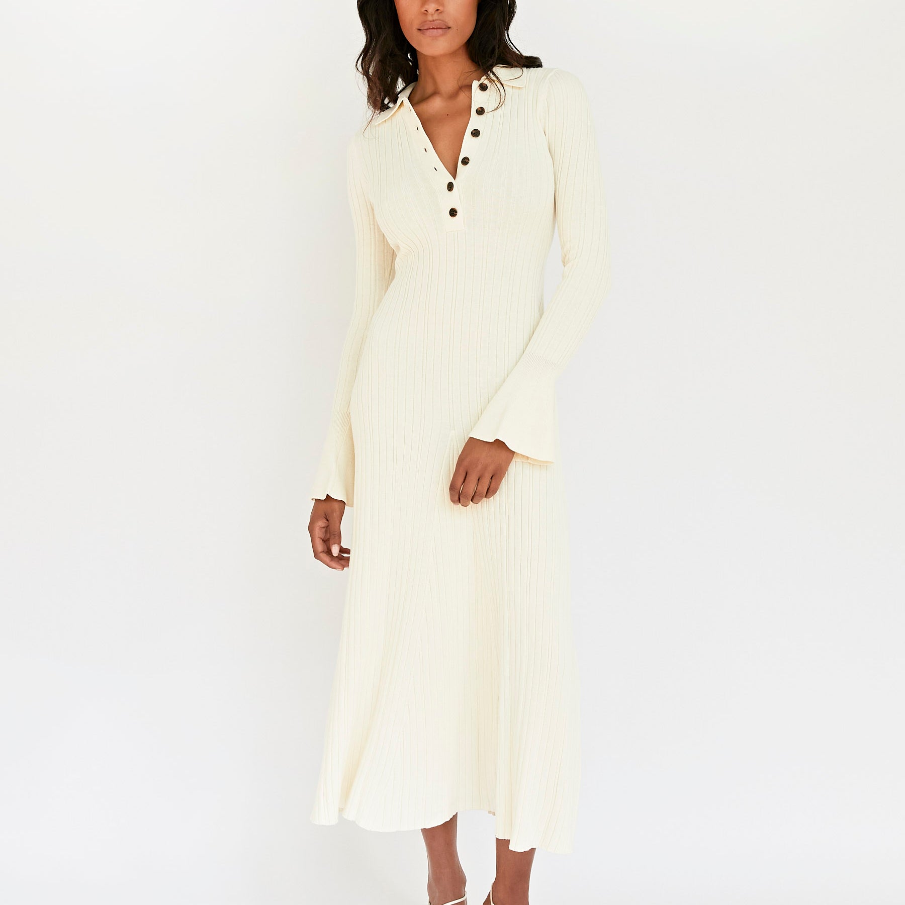 Anna Quan | Jody Dress in White Silence | The UNDONE