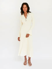 Anna Quan | Jody Dress in White Silence | The UNDONE