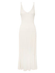 Anna Quan | Scarlet Knit Dress in White | The UNDONE