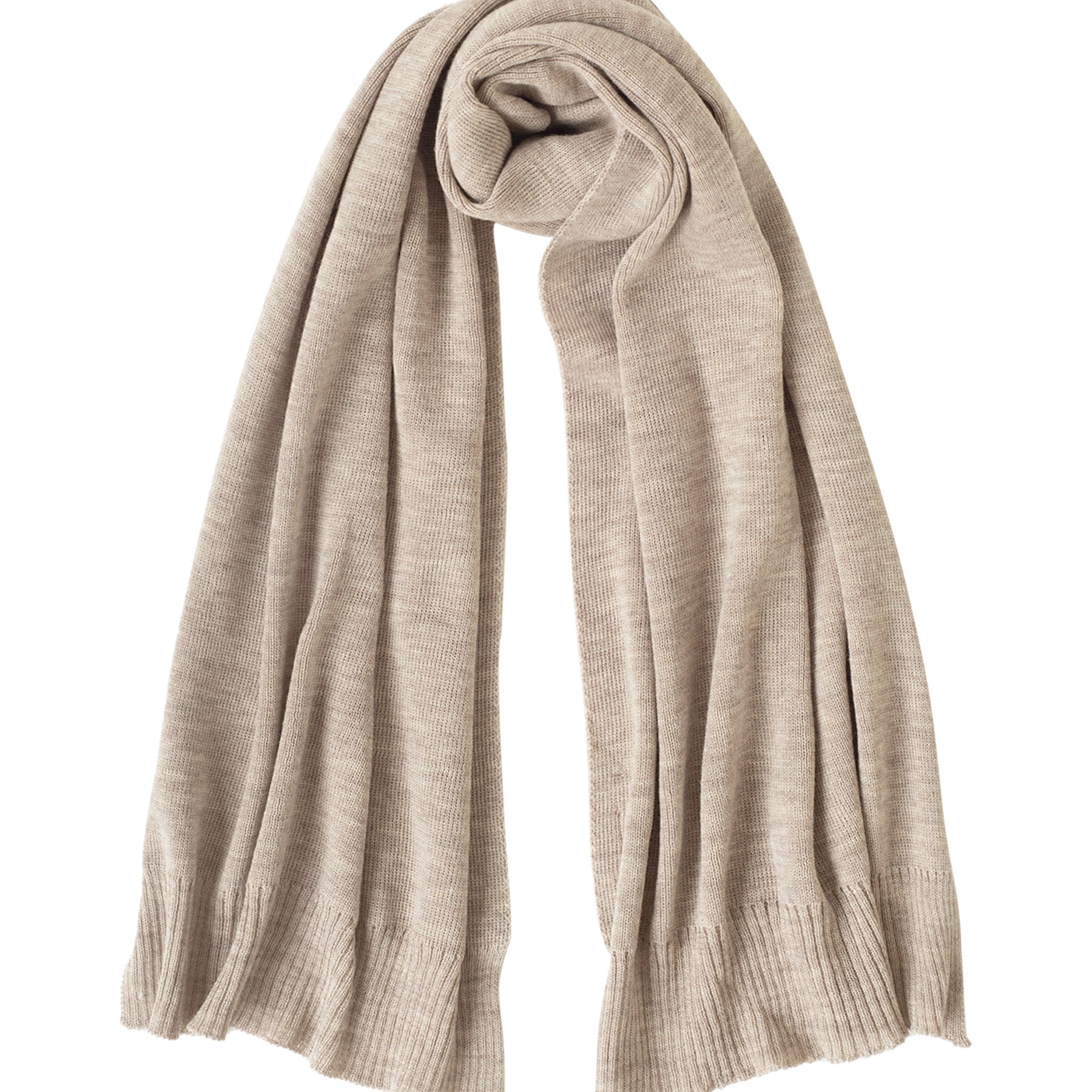 Arnsdorf | Anne Scarf in Beige | The UNDONE