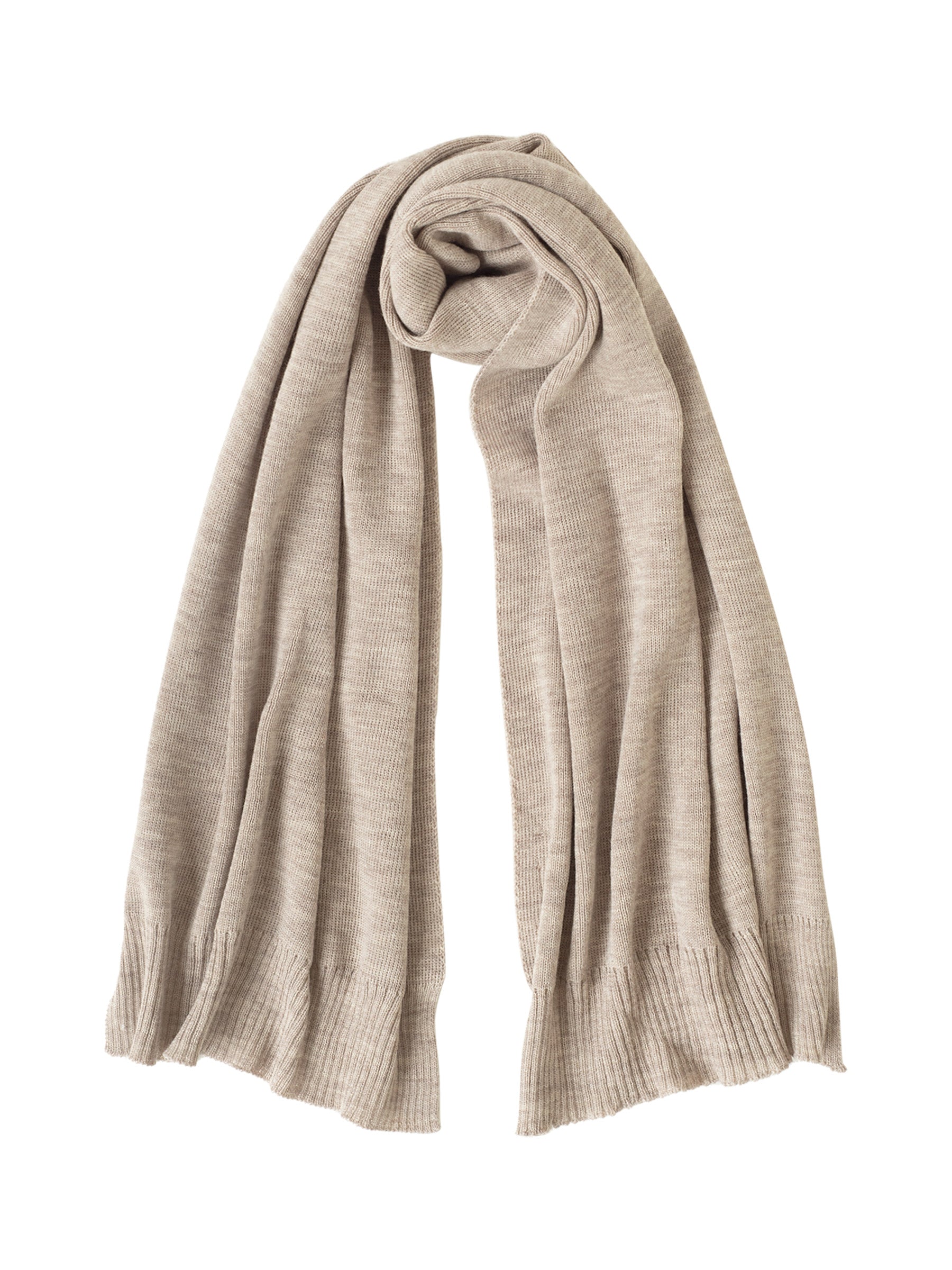 Arnsdorf | Anne Scarf in Beige | The UNDONE