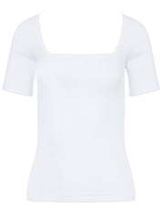 Arnsdorf | Clara Top in White | The UNDONE