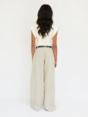 Arnsdorf | Natural Relaxed Trouser | The UNDONE