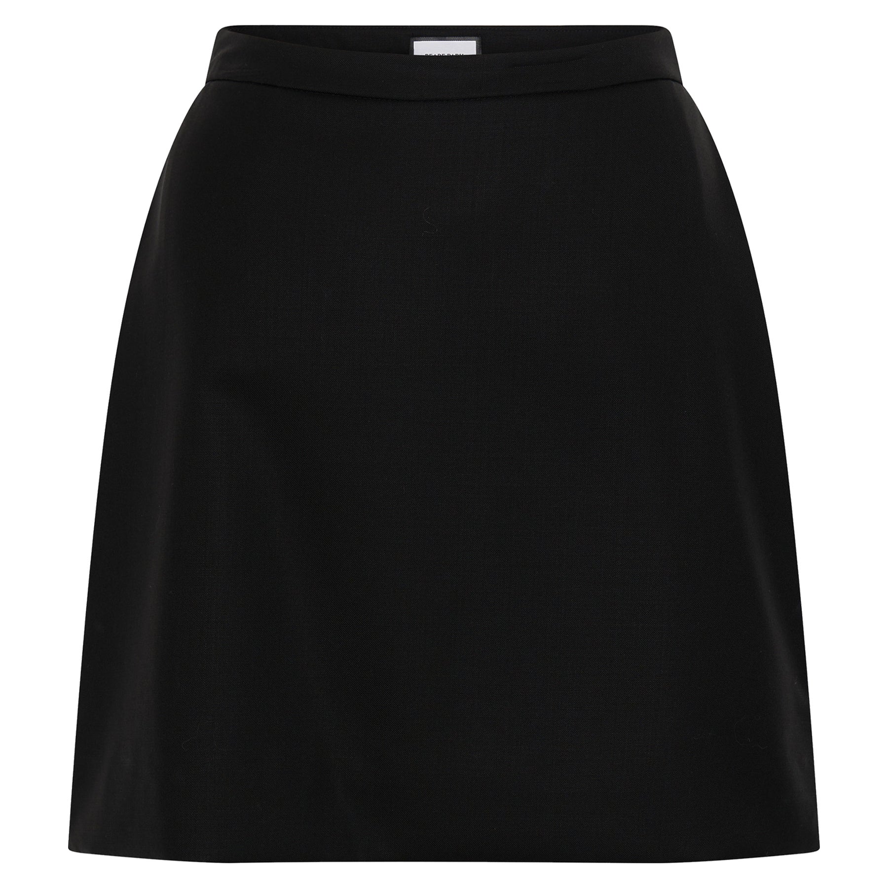 BEARE PARK | Wool Mini Skirt in Black | The UNDONE