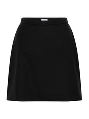 BEARE PARK | Wool Mini Skirt in Black | The UNDONE
