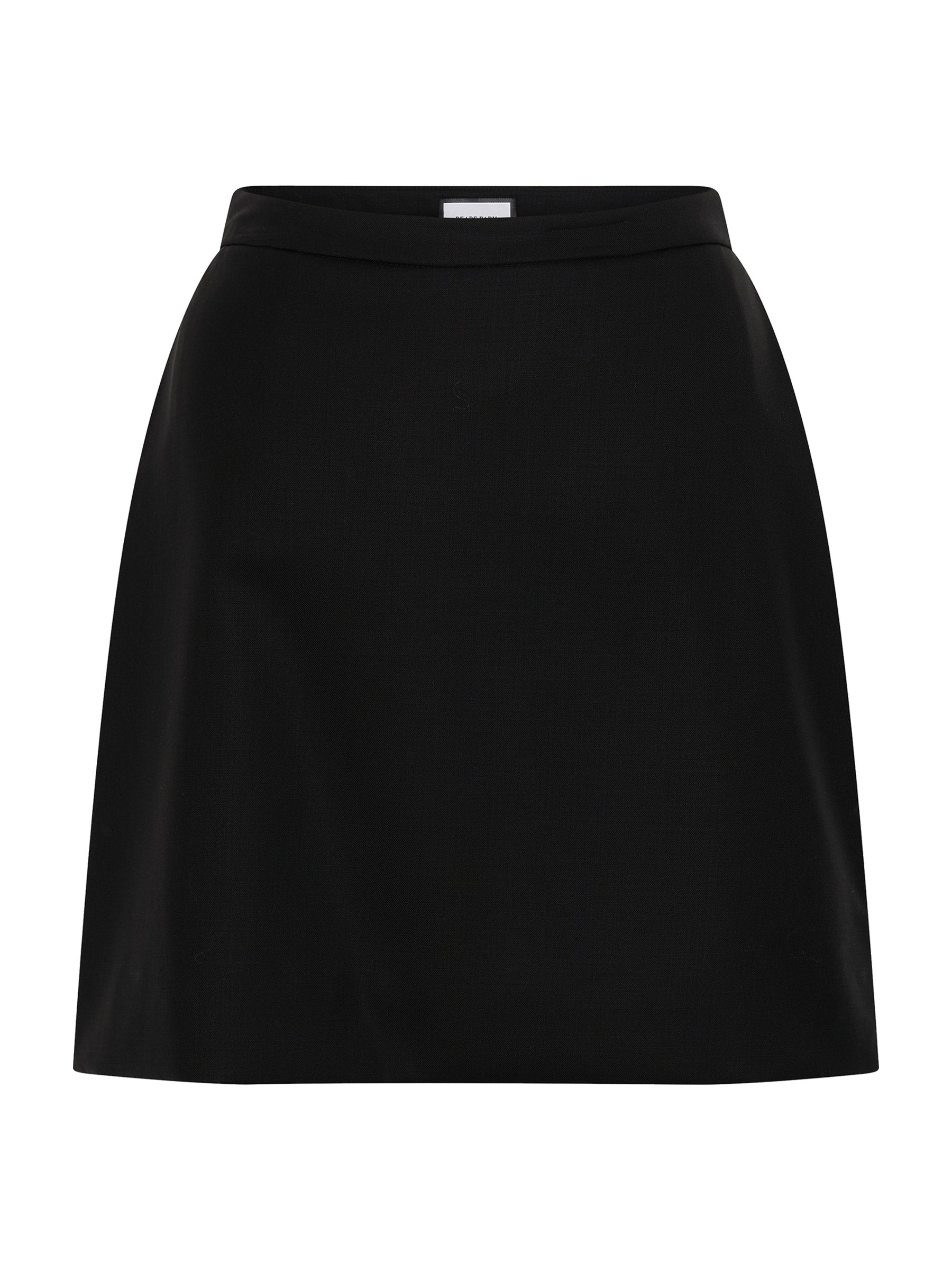 BEARE PARK | Wool Mini Skirt in Black | The UNDONE