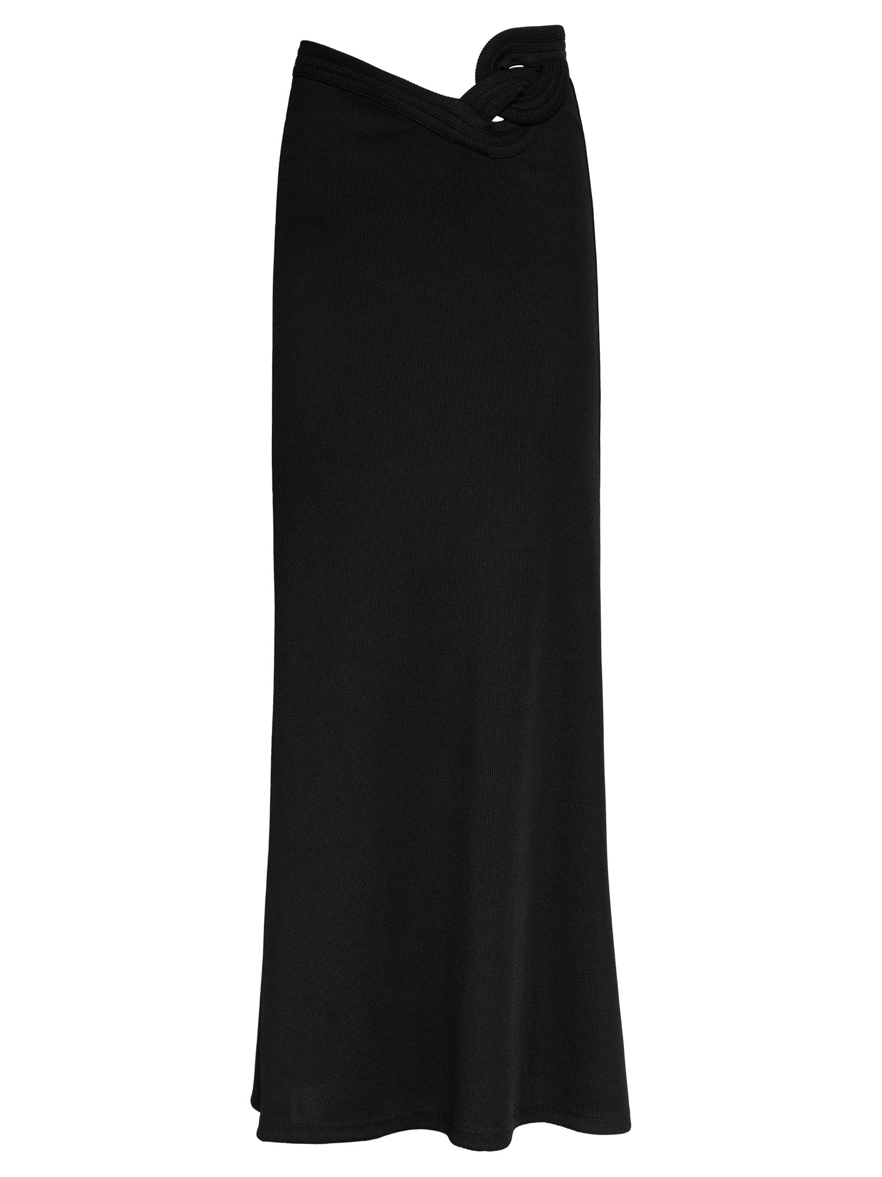 Christopher Esber | Black Multi Bind Dual Linked Skirt | The UNDONE