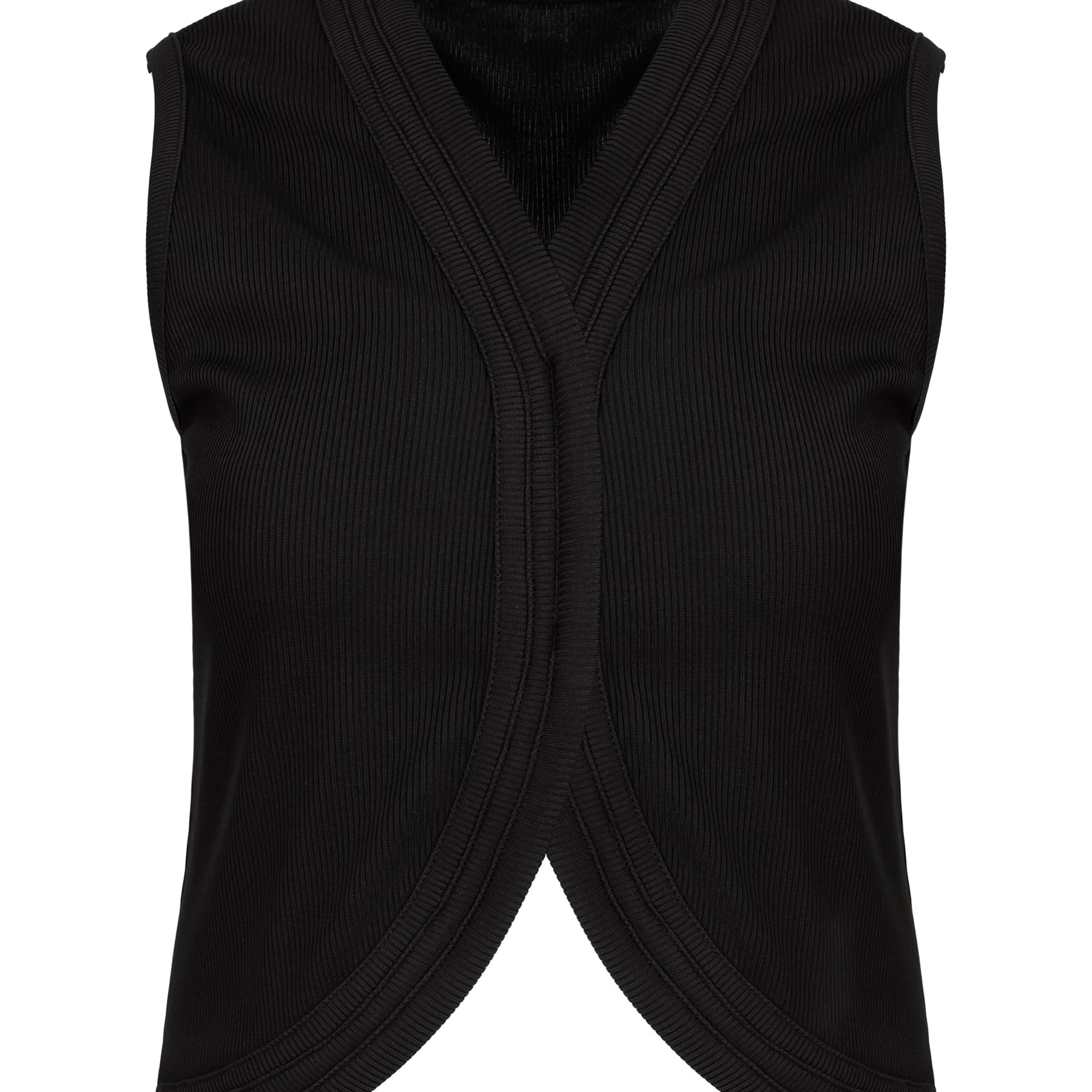 Christopher Esber | Multi Bind Rib Vest Top | The UNDONE