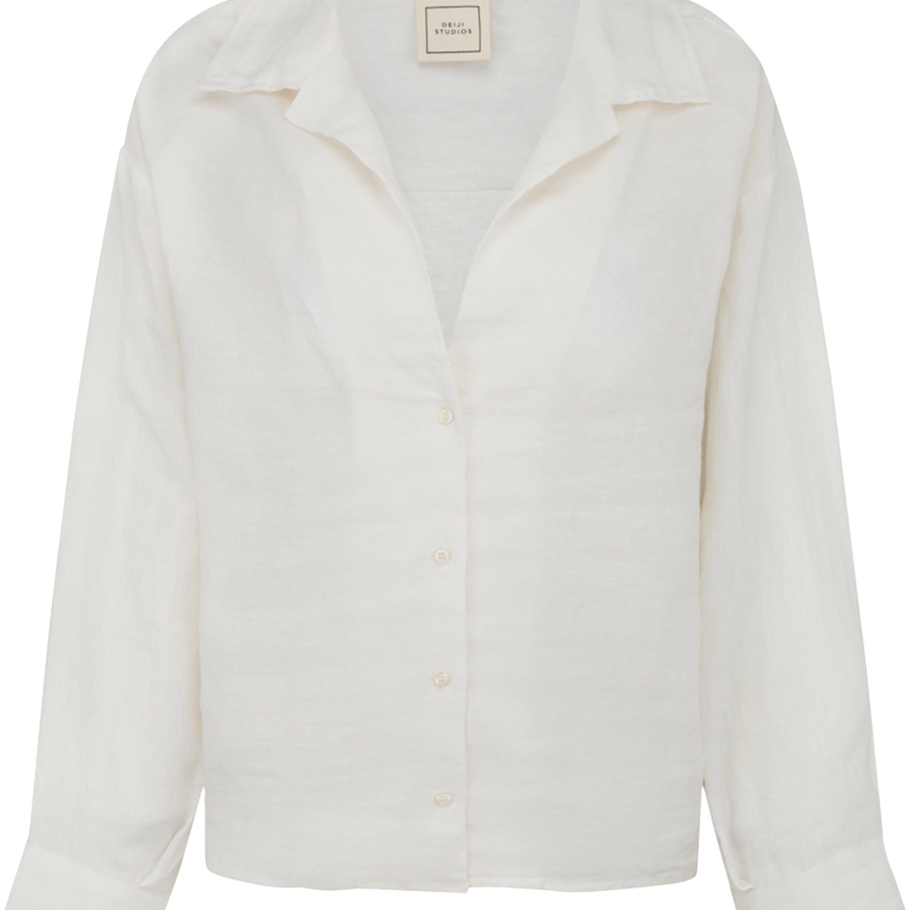 Deiji Studios | Vintage White The Moment Shirt | The UNDONE