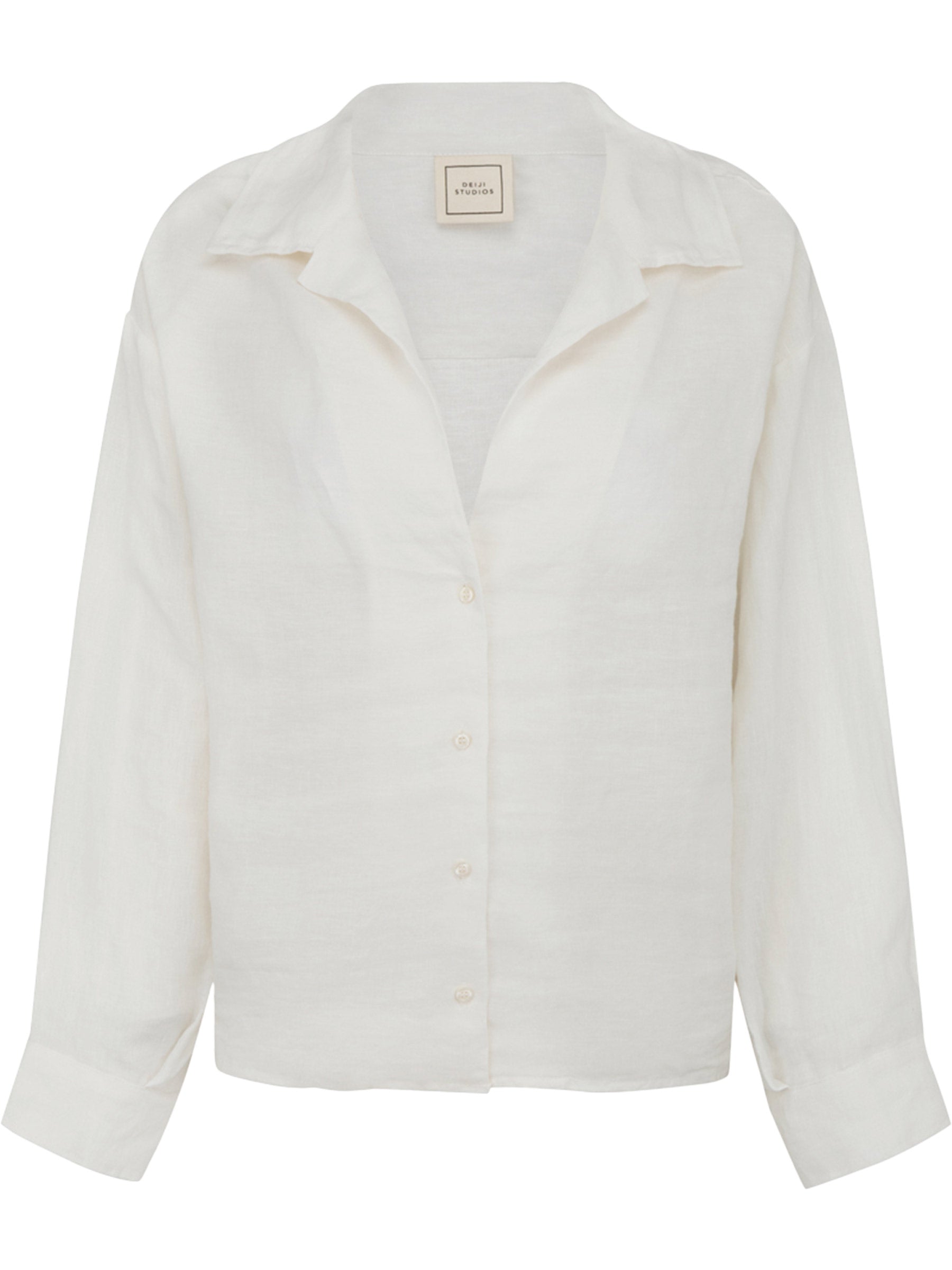 Deiji Studios | Vintage White The Moment Shirt | The UNDONE
