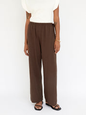 Deiji Studios | The Notes Pant in Brown | The UNDONE