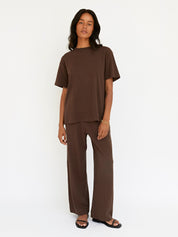Deiji Studios | The Notes Pant in Brown | The UNDONE
