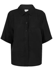 Deiji Studios | The Pocket Shirt in Deep Black | The UNDONE