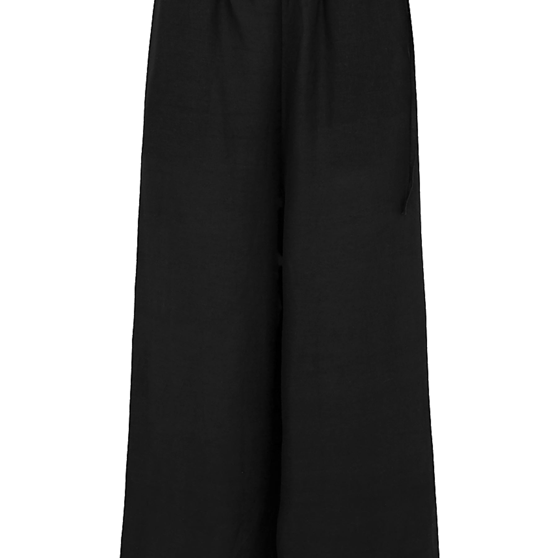 Deiji Studios | The Tie Pant in Deep Black | The UNDONE