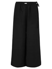 Deiji Studios | The Tie Pant in Deep Black | The UNDONE
