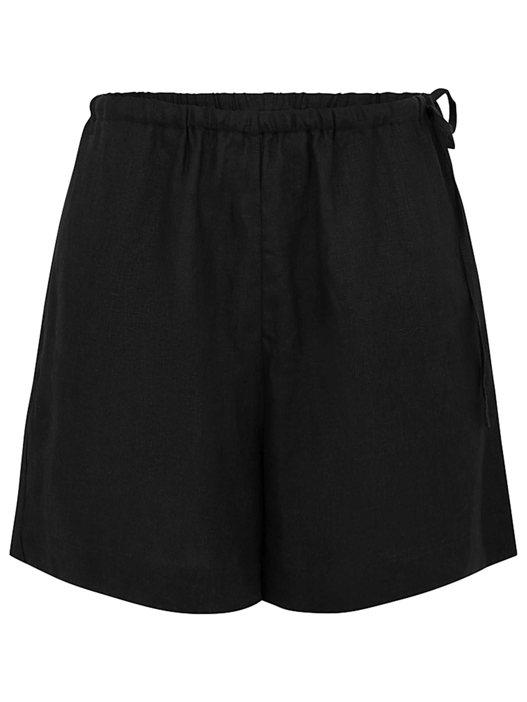 Deiji Studios | The Tie Short in Deep Black | The UNDONE