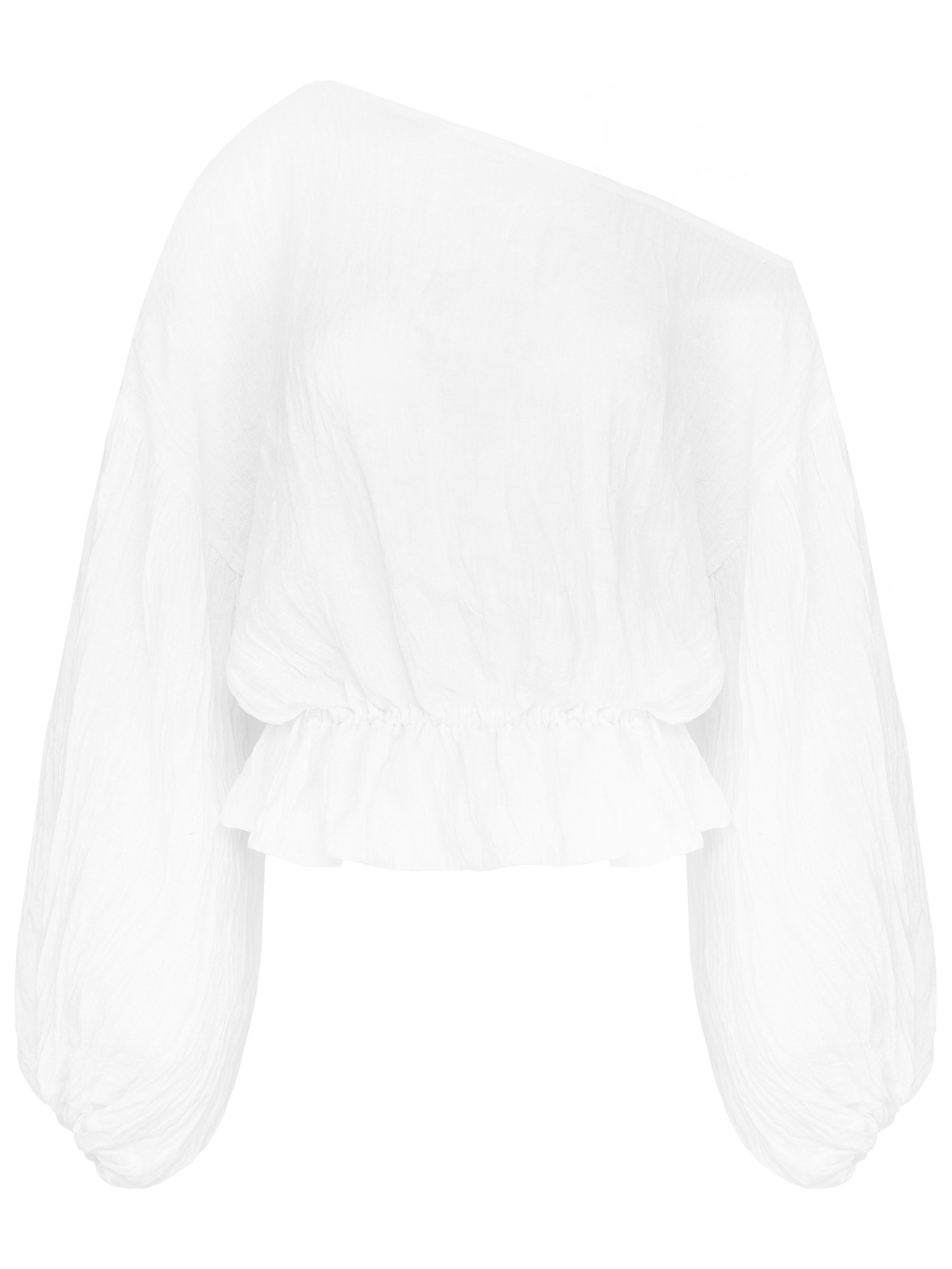 Dominique Healy | Anna Frill Blouse in White | The UNDONE