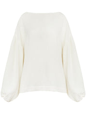 Dominique Healy | Bella Blouse in Cream | The UNDONE