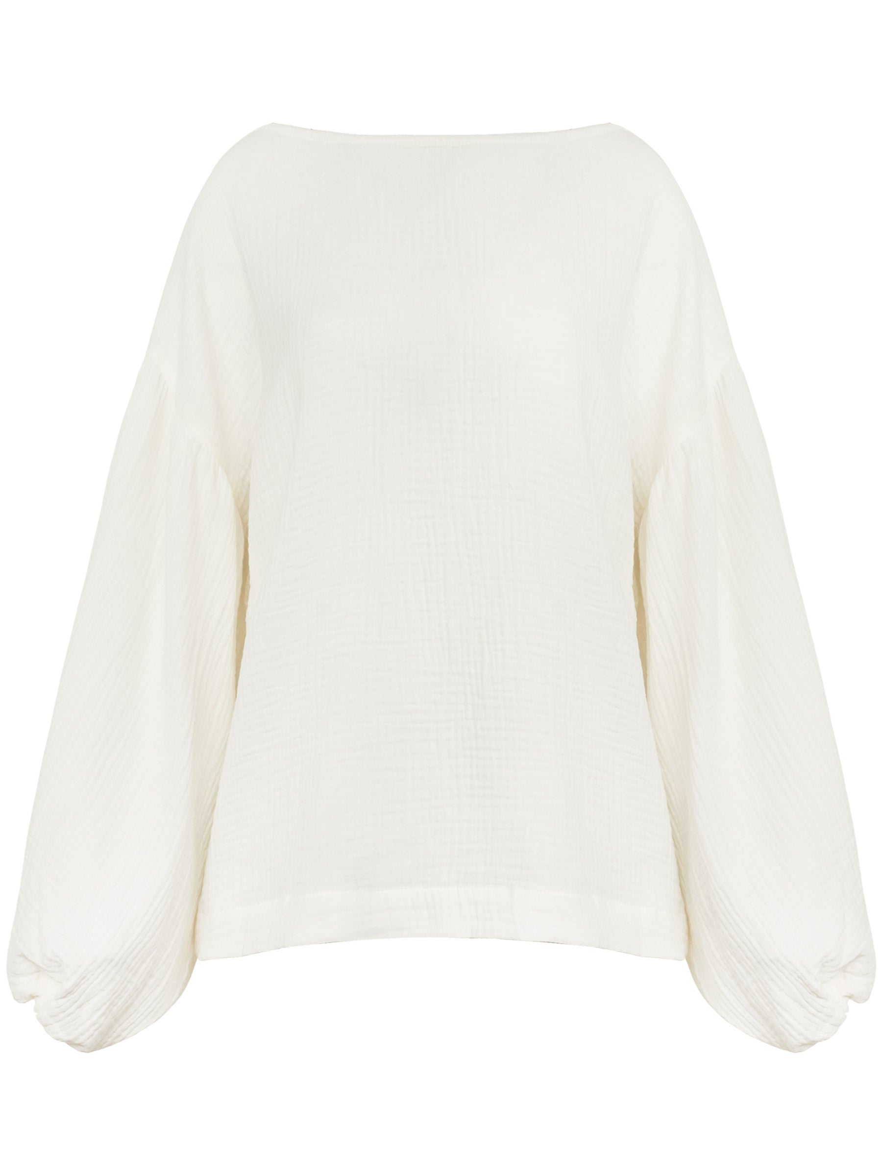 Dominique Healy | Bella Blouse in Cream | The UNDONE