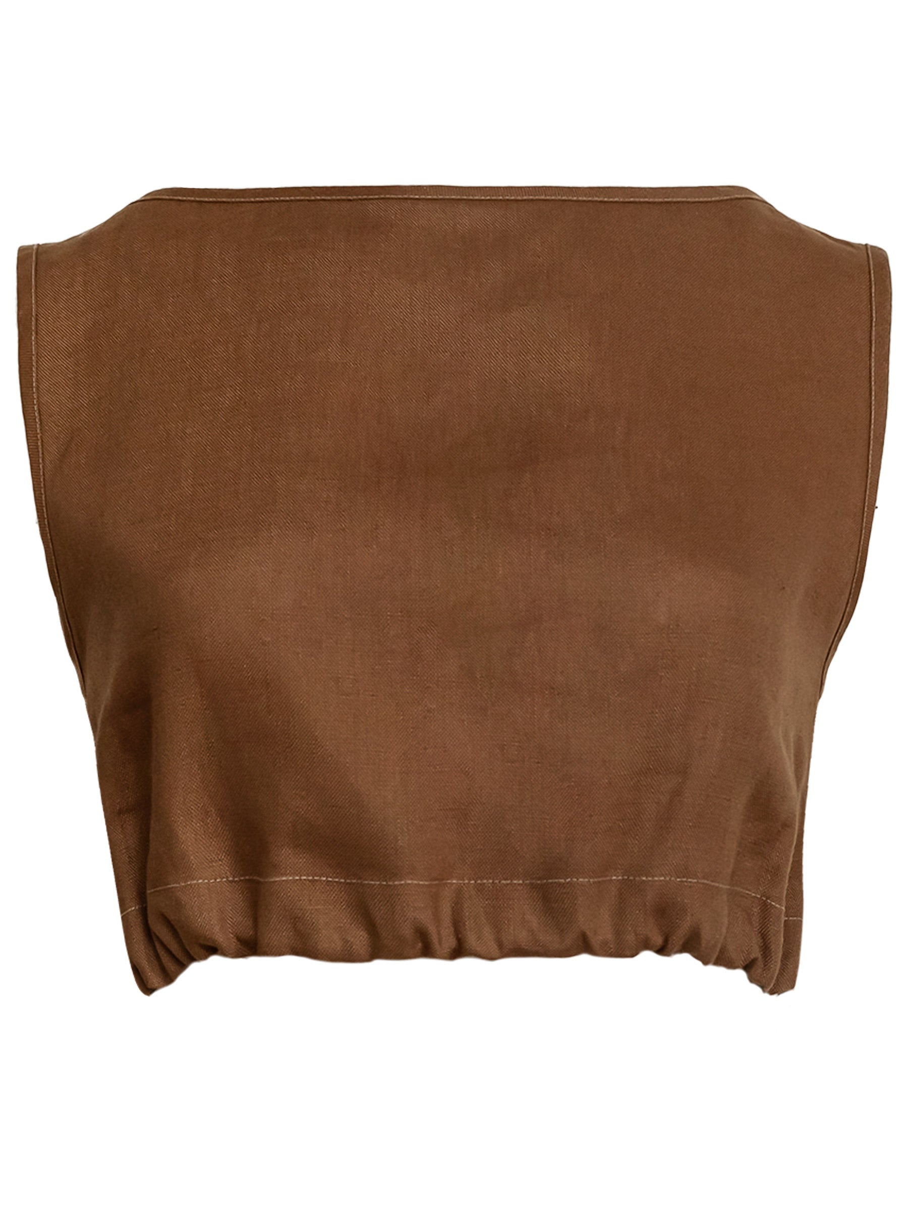 Dominique Healy | Carly Crop in Cognac | The UNDONE