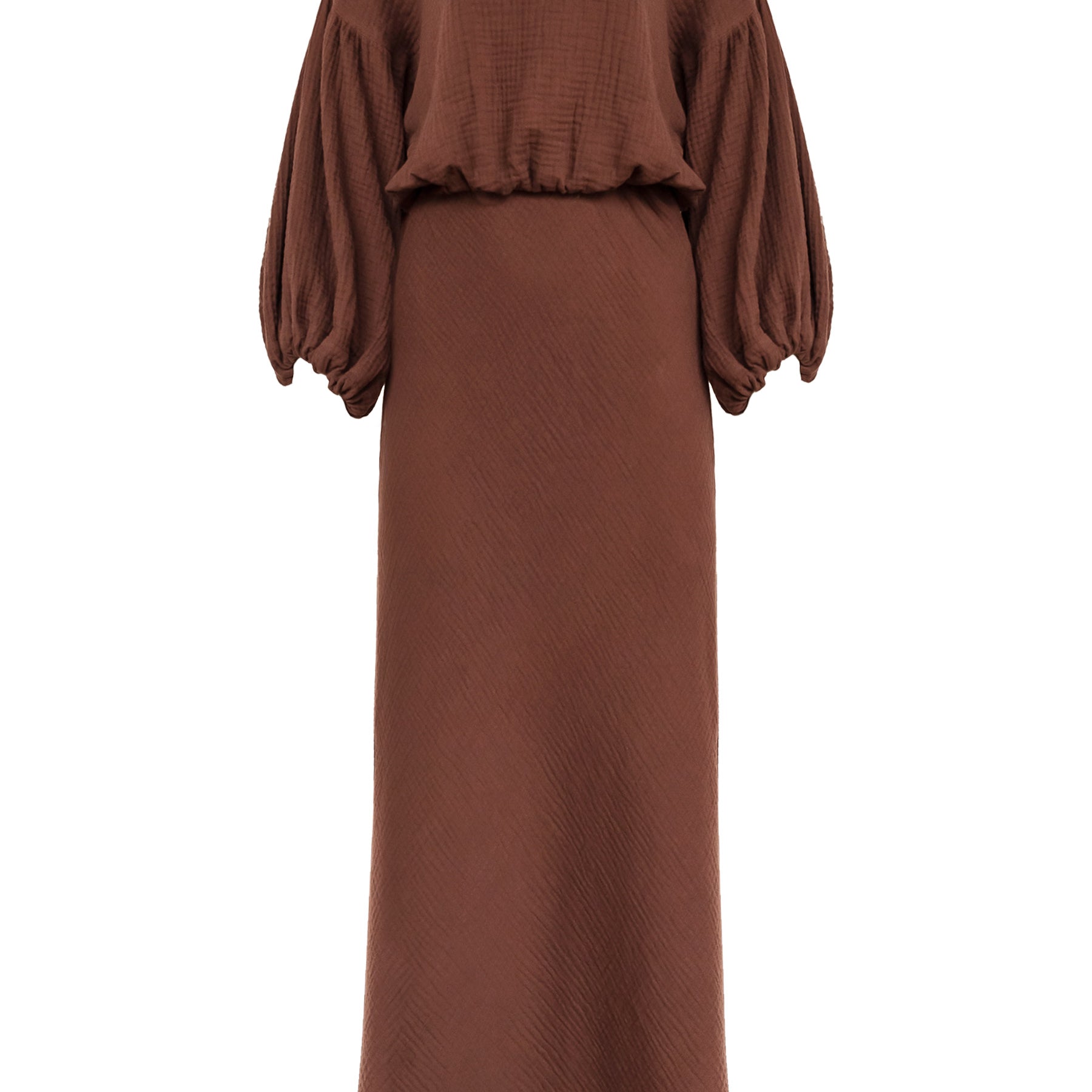 Dominique Healy | Louie Dress in Raisin | The UNDONE