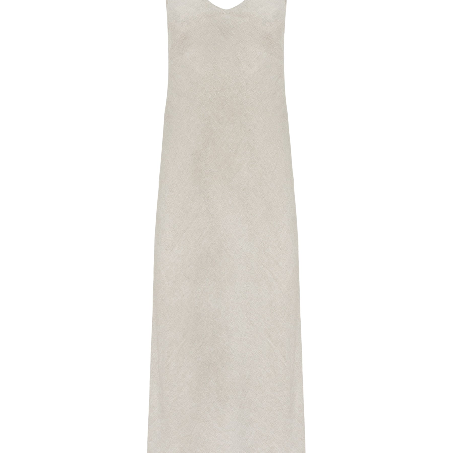 Dominique Healy | Midi Bias Dress in Sand | The UNDONE