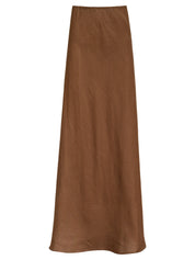 Dominique Healy | Wray Skirt in Cognac | The UNDONE