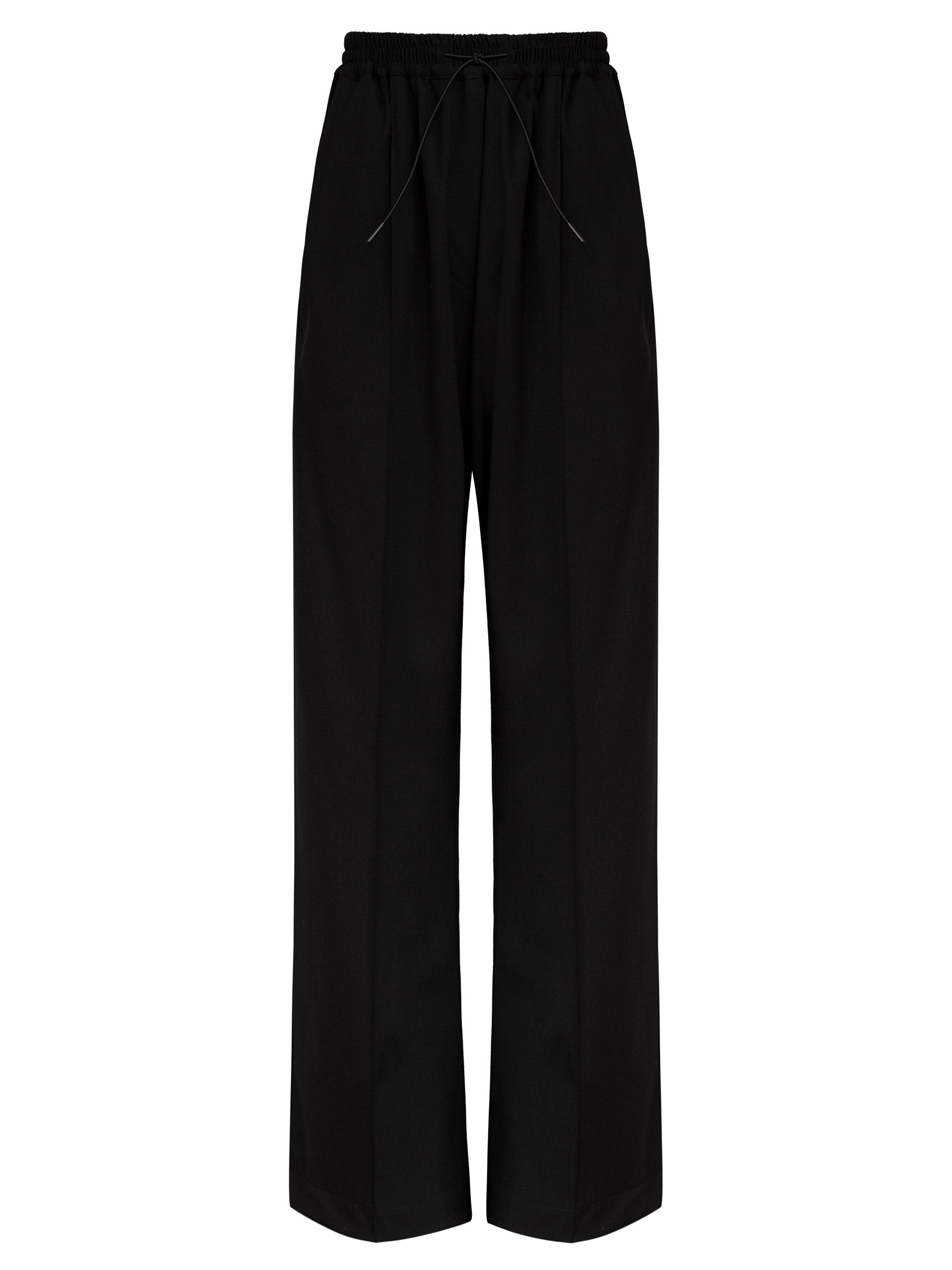 Esse Studios | Black Classico Draw Trouser | The UNDONE