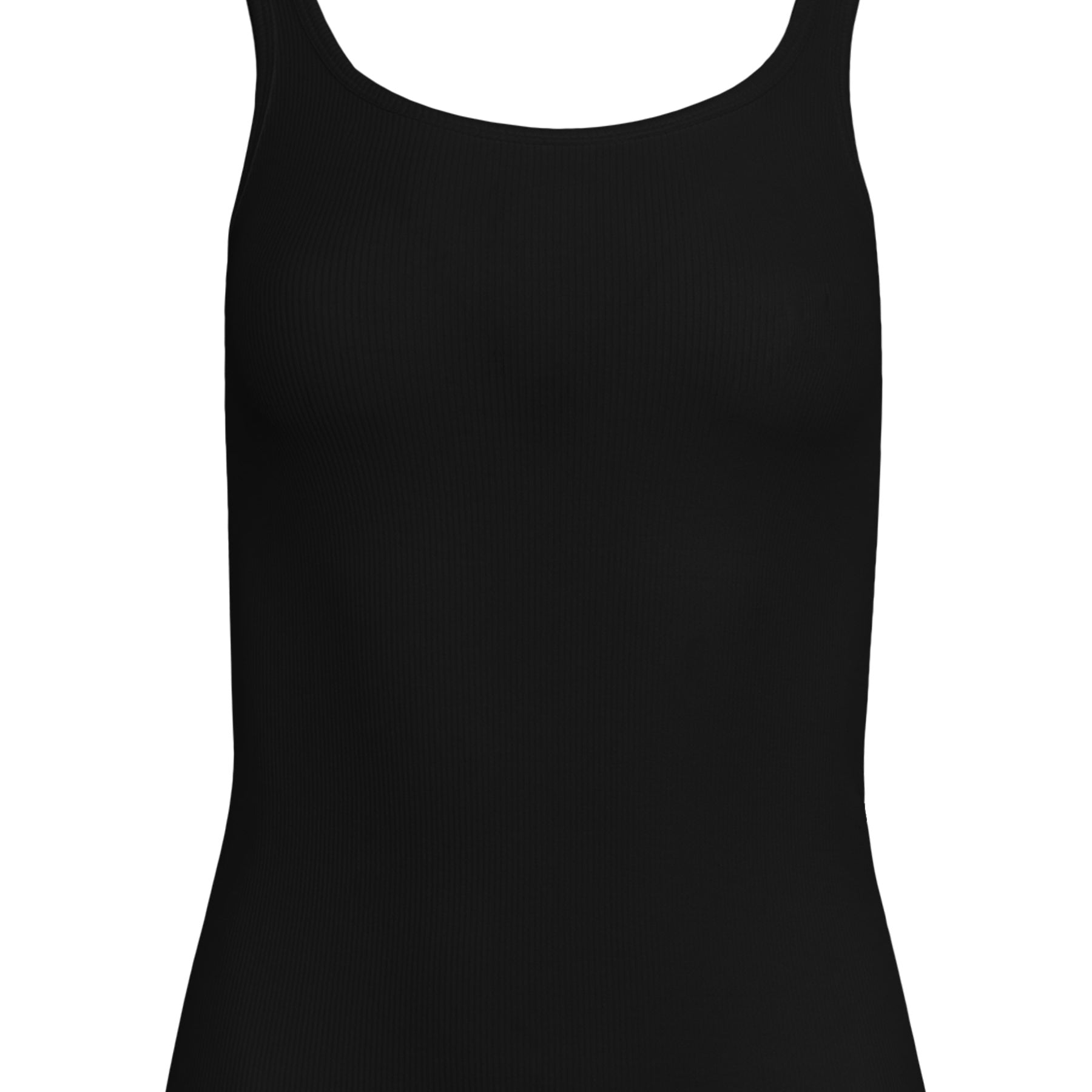 Hyde & Stone | Rib Tank in Black | The UNDONE