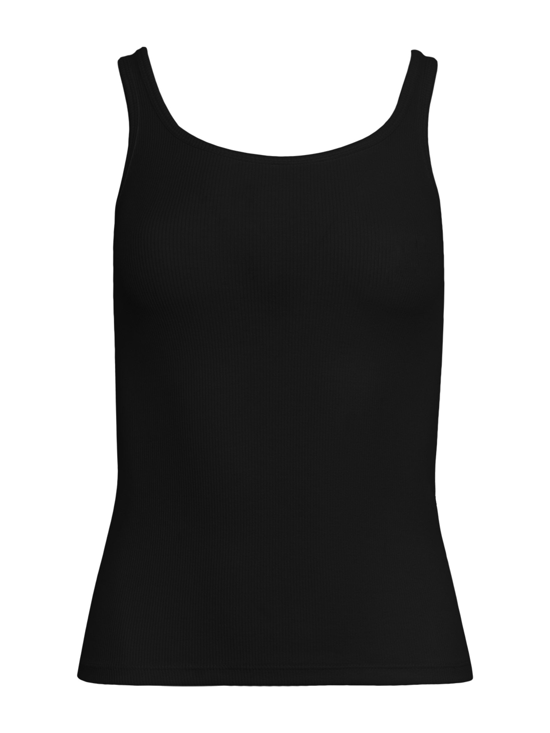 Hyde & Stone | Rib Tank in Black | The UNDONE
