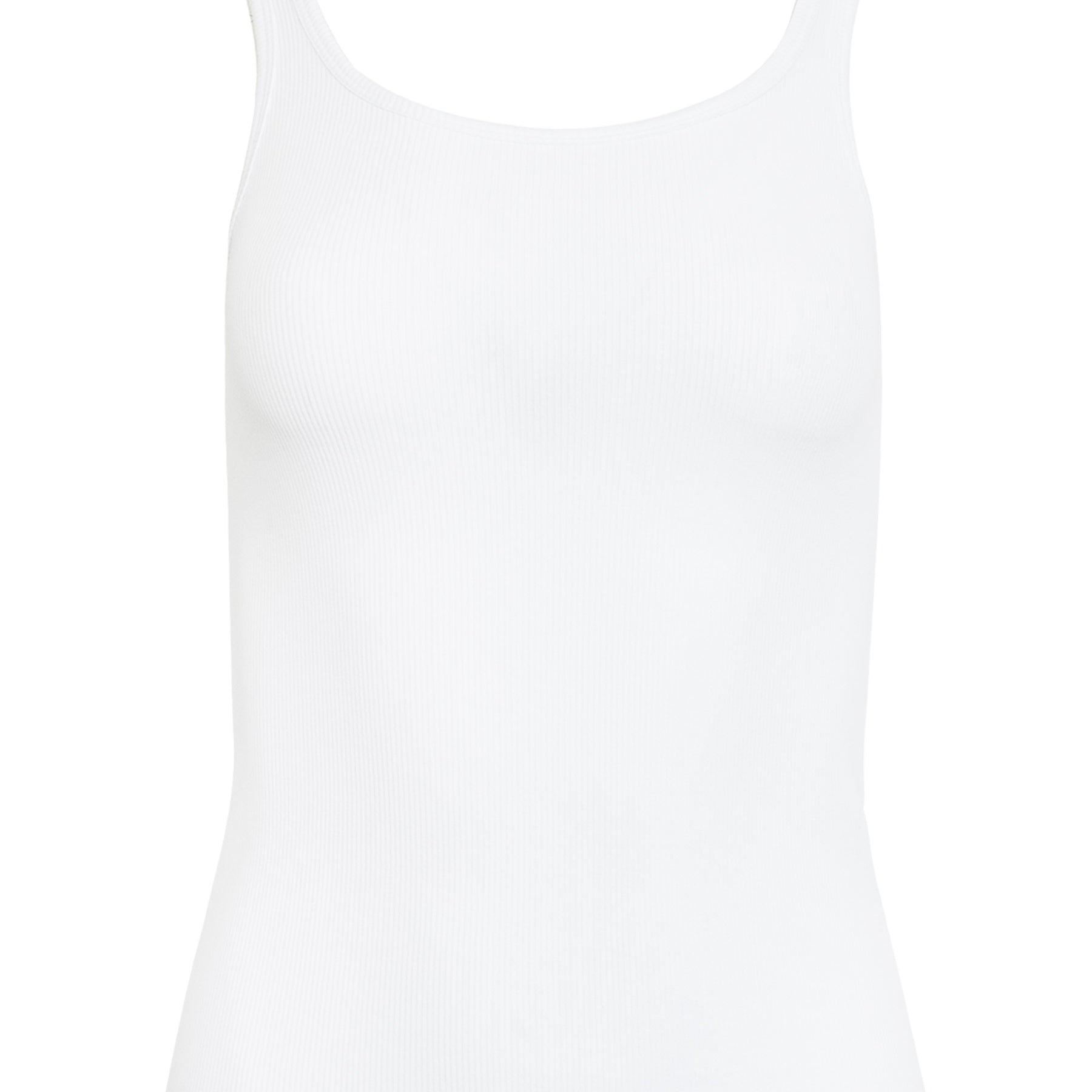 Hyde & Stone | Rib Tank in White | The UNDONE