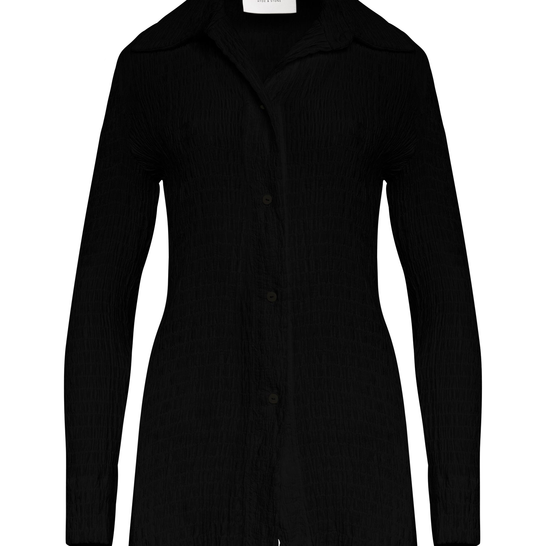 Hyde & Stone | Anastasia Shirt in Black | The UNDONE